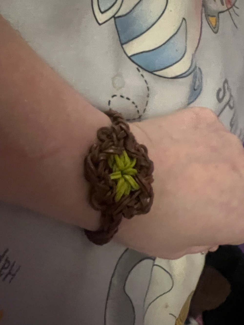 Handmade Brown and Green Woven Bracelet - Home Other
